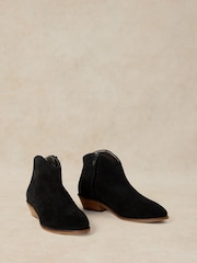 Crno - White Stuff Mae Suede Ankle Čizme - Slika 2 od 4