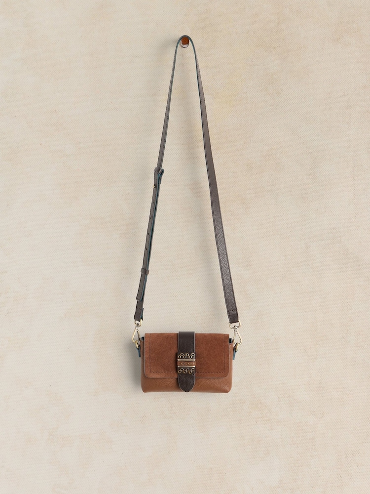 White Stuff Brown Stevie Mini Landscape Bag - Image 4 of 4 White Stuff Brown Stevie Mini Landscape Bag - Image 4 of 4