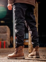 Caterpillar Cream Pelton Safety Boots - Image 3 of 7