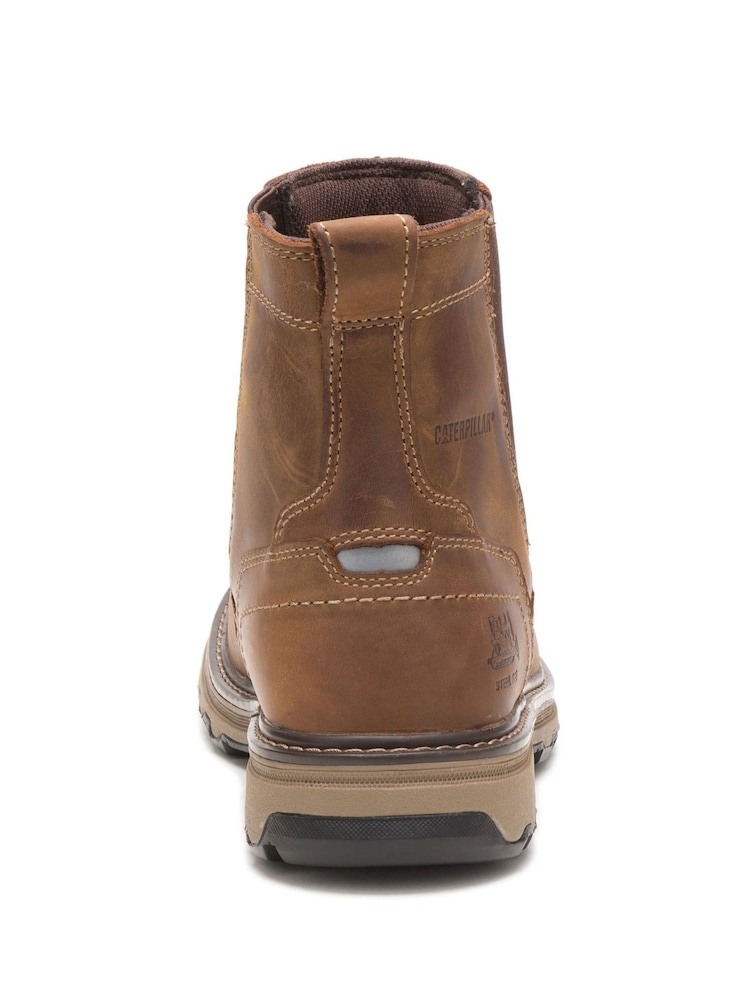 Caterpillar Cream Pelton Safety Boots - Image 7 of 7