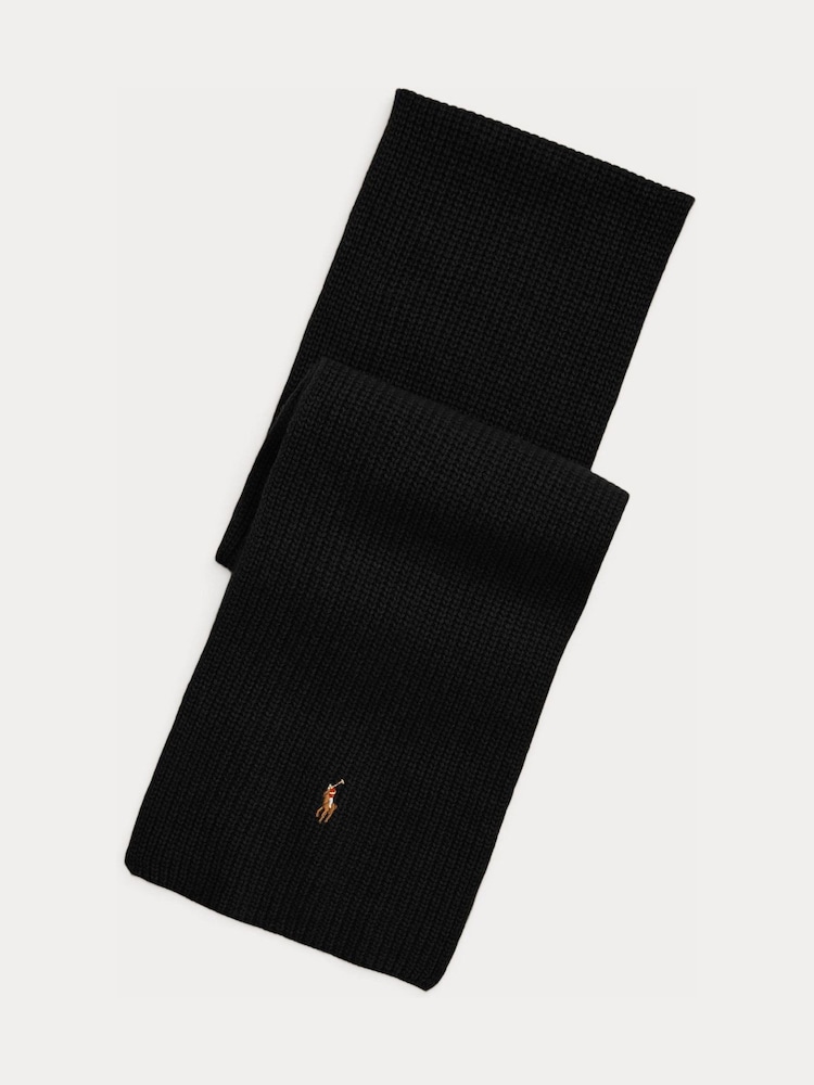 Eșarfă din amestec de lână Pony Player Polo Ralph Lauren - Imaginea 2 din 3