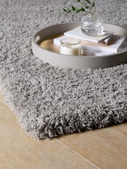 Silver Grey Comfy Twist Shaggy Rug - Image 2 of 9