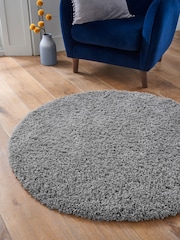 Silver Grey Comfy Twist Shaggy Rug - Image 3 of 9