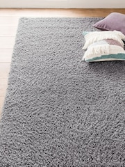 Silver Grey Comfy Twist Shaggy Rug - Image 9 of 9