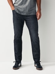 Black Slim Fit Poly Jeans - Image 1 of 1
