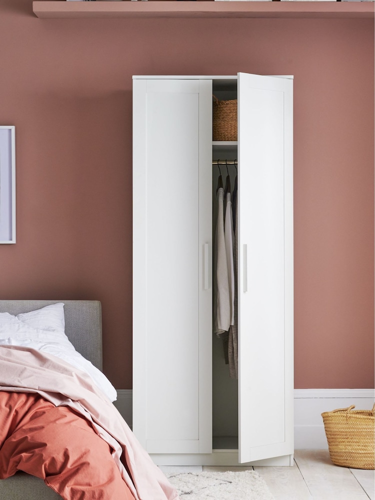 White Flynn Double Wardrobe - Image 1 of 10