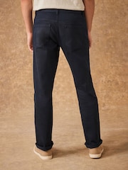 Navy Straight Fit Classic Stretch Jeans - Image 3 of 11