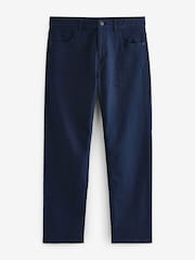 Navy Straight Fit Classic Stretch Jeans - Image 8 of 11