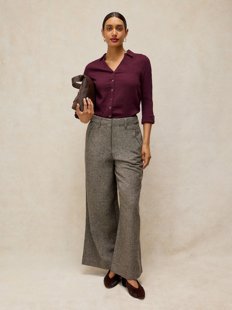 White Stuff Purple Annie Cheesecloth Shirt - Image 1 of 6 White Stuff Purple Annie Cheesecloth Shirt - Image 1 of 6
