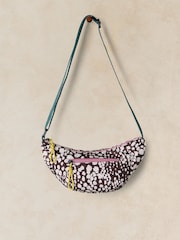 White Stuff Brown Meadow Printed Cross-Body Bag - Image 1 of 4