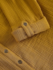 White Stuff Yellow Annie Double Cloth Shirt - Image 6 of 6