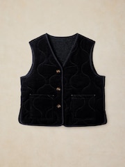 White Stuff Blue Emery Reversible Gilet - Image 5 of 7