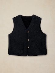 White Stuff Blue Emery Reversible Gilet - Image 6 of 7