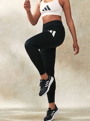 Zwart - adidas Train Essential Full Length Big Logo Leggings - Image 4 of 6