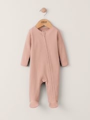 Mamas & Papas Dusky Pink Organic All-In-One - Image 1 of 3