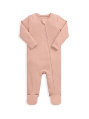 Mamas & Papas Dusky Pink Organic All-In-One - Image 2 of 3