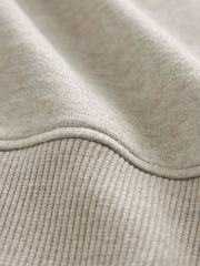 Natural Cosy Zip Funnel Neck Long Sleeve Jumper - Image 6 of 6