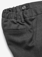Grey Regular Pull-On Waist Flat Front School Shorts (3-14yrs) - Image 5 of 6