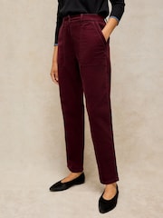 White Stuff Plum Twister Cord Trousers - Image 1 of 6