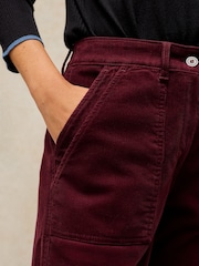 White Stuff Plum Twister Cord Trousers - Image 4 of 6