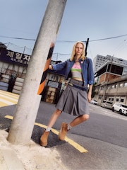 UGG Brown Classic Mini Dipper Boots - Image 3 of 8