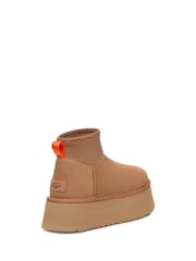 UGG Brown Classic Mini Dipper Boots - Image 6 of 8