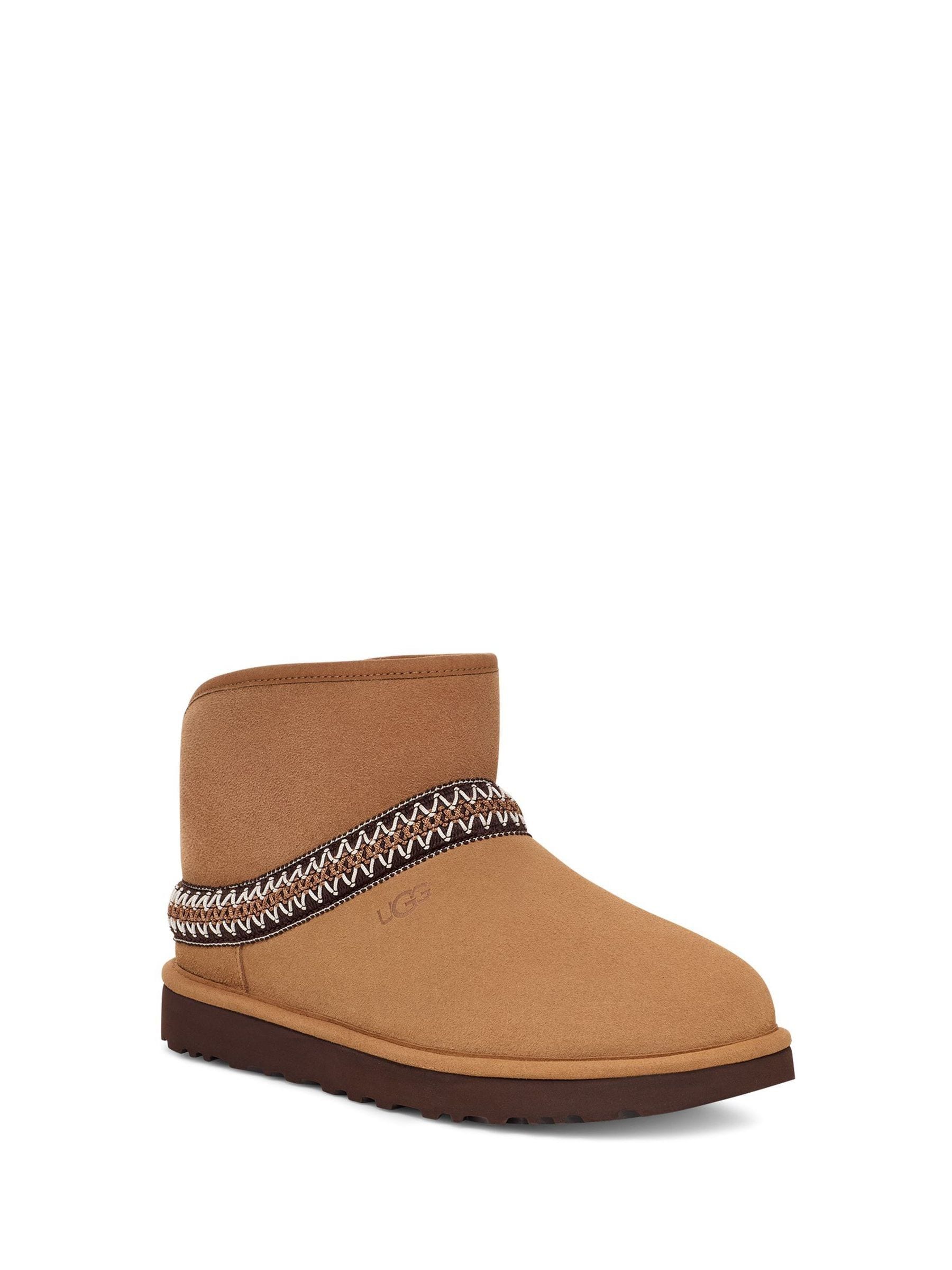 Buy UGG Brown Classic Mini Crescent Boots from the Next UK online shop