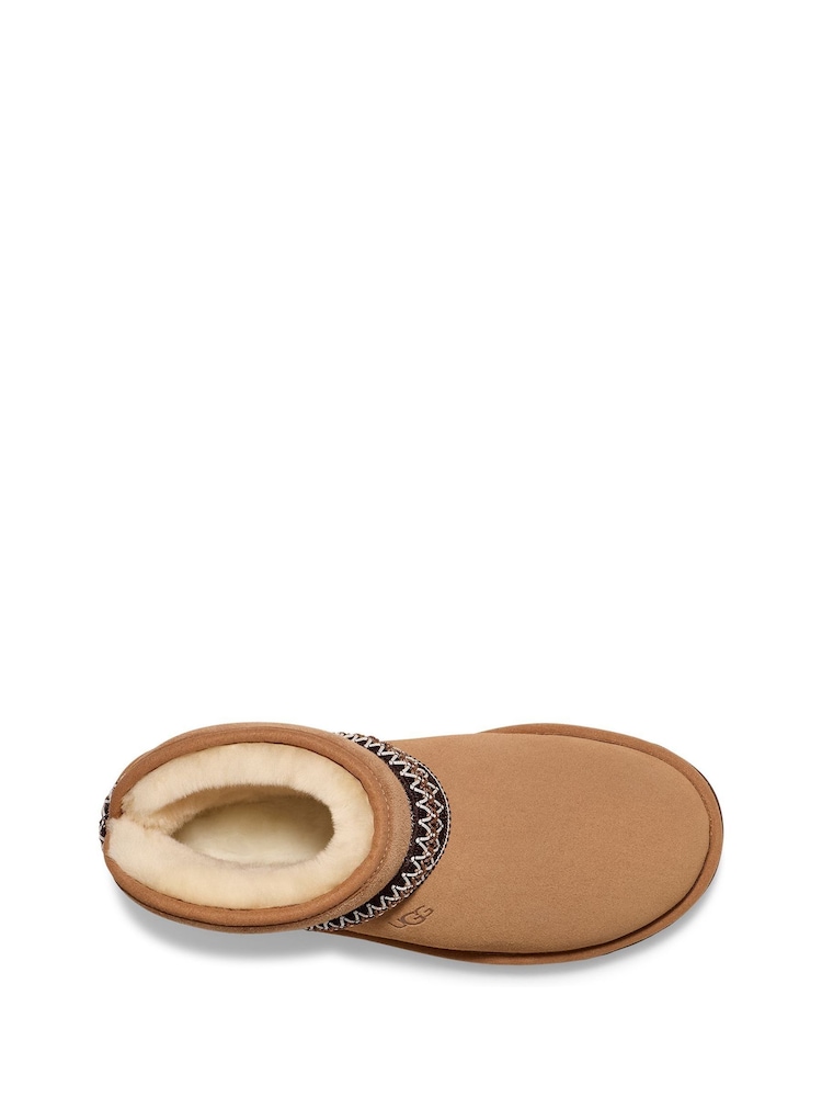 UGG Brown Classic Mini Crescent Boots - Image 4 of 4