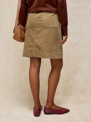 White Stuff Green Tia Cord Skirt - Image 2 of 6