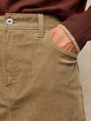 White Stuff Green Tia Cord Skirt - Image 3 of 6