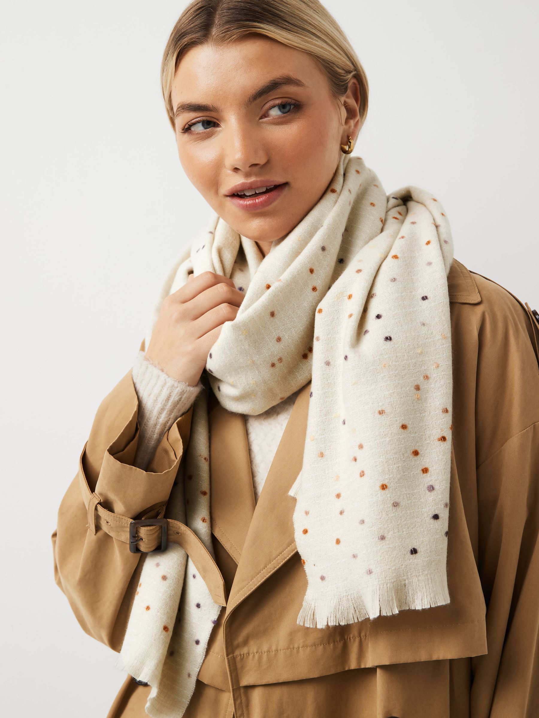 Melt the lady large logo scarf - メルカリ