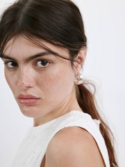 Mango White Floral Broderie Top - Image 4 of 7