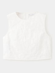 Mango White Floral Broderie Top - Image 5 of 7