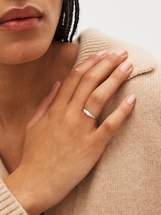 Sterling Silver Opal Stone Ring - Image 2 of 3