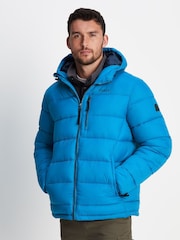 Tog 24 Blue Maloney Hooded Padded Coat Jacket - Image 1 of 9