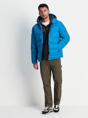 Tog 24 Blue Maloney Hooded Padded Coat Jacket - Image 3 of 9