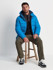 Tog 24 Blue Maloney Hooded Padded Coat Jacket - Image 6 of 9