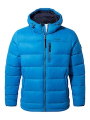 Tog 24 Blue Maloney Hooded Padded Coat Jacket - Image 9 of 9