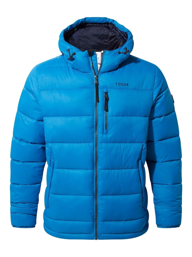 Tog 24 Blue Maloney Hooded Padded Coat Jacket - Image 9 of 9