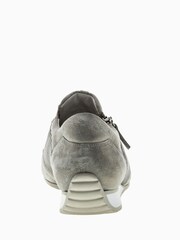Gabor Wide Fit Brunello Grey Metallic Mesh Trainers - Image 5 of 5