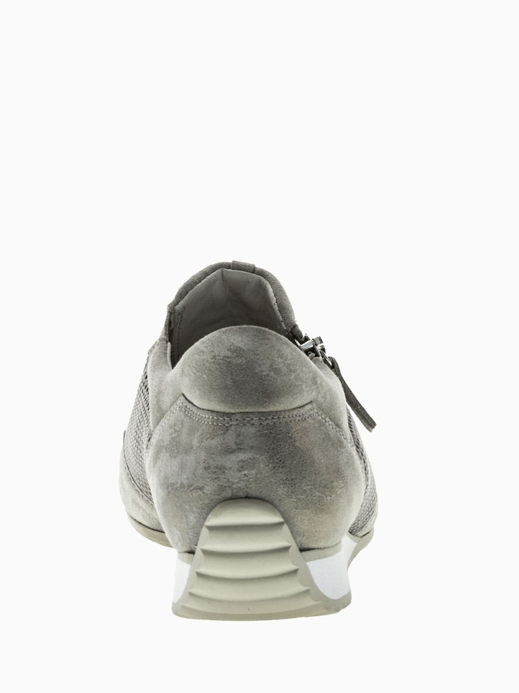 Gabor Wide Fit Brunello Grey Metallic Mesh Trainers - Image 5 of 5 Gabor Wide Fit Brunello Grey Metallic Mesh Trainers - Image 5 of 5