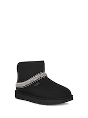 UGG Black Classic Mini Crescent Boots - Image 1 of 5