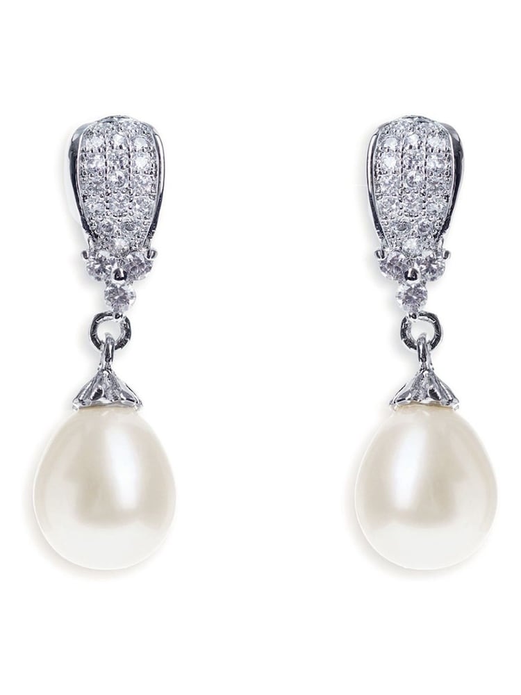 Pendientes largos clásicos Serrano and Pearl de Ivory & Co - Imagen 1 de 4 Pendientes largos clásicos Serrano and Pearl de Ivory & Co - Imagen 1 de 4