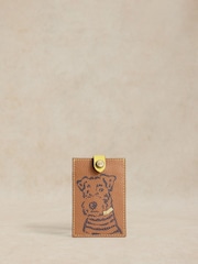 White Stuff Brown Pet Pals Card Holder - Image 1 of 3