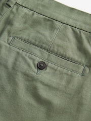 Sage Green Straight Fit Stretch Chinos Shorts - Image 7 of 9