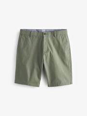 Sage Green Straight Fit Stretch Chinos Shorts - Image 8 of 9