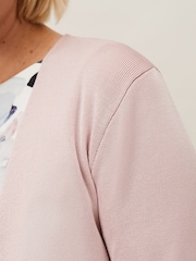 Phase Eight Pink Salma Lightweight Knitted Jacket - Image 4 of 6