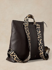 White Stuff Brown Meadow  Leather Backpack - Image 2 of 4