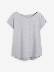 Grey/White/Black/Navy Blue/Khaki Green Cap Sleeve T-Shirts 5 Pack - Image 11 of 14