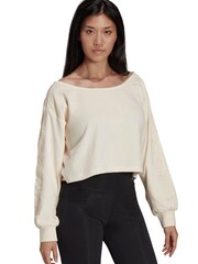 Natur - adidas Originals Loungewear-Sweatshirt - Bild 1 von 6